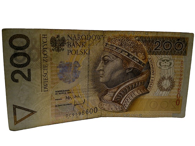 polské peníze, bankovka